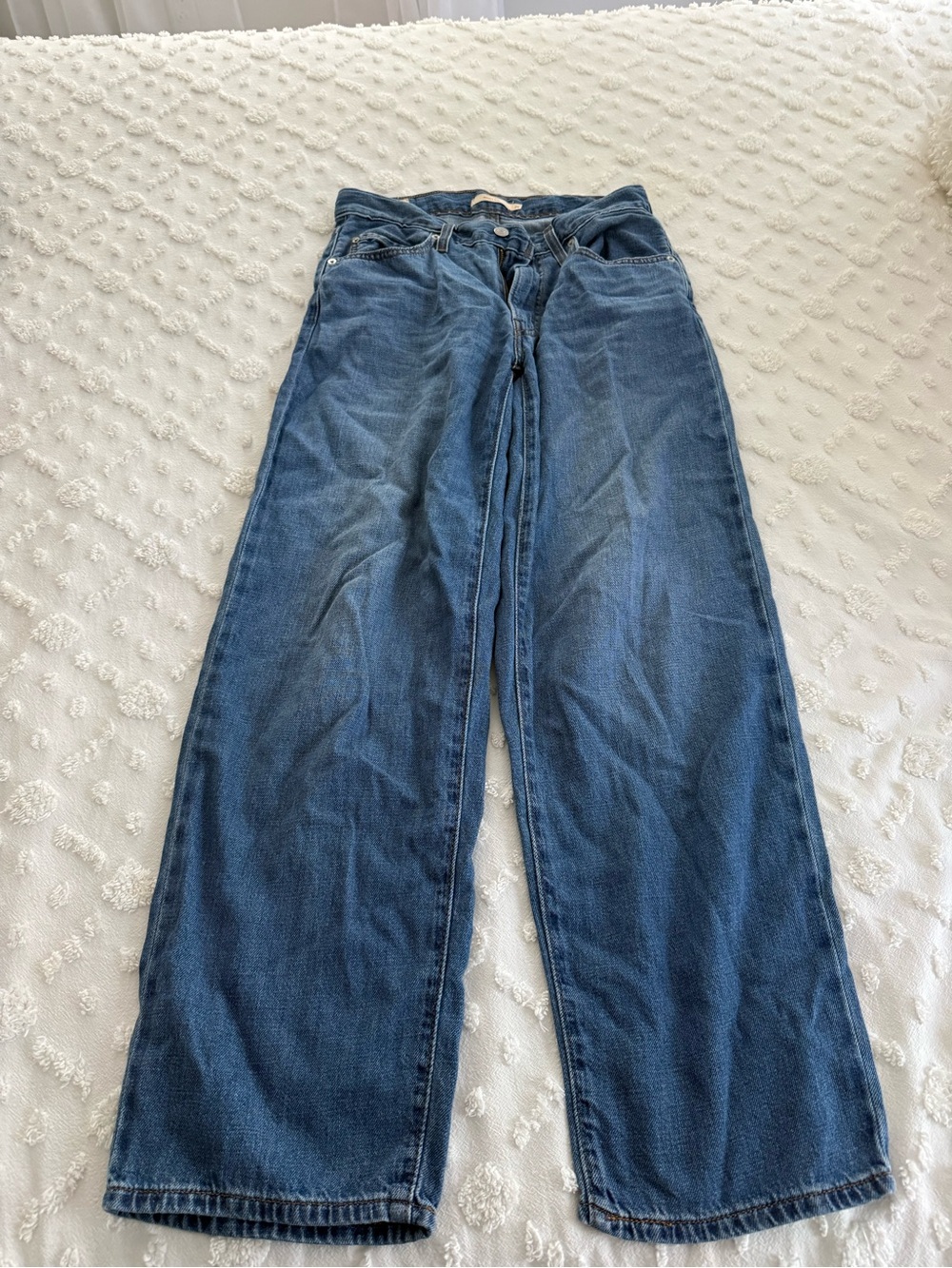 Levi's Baggy Dad Jeans in Blue Denim